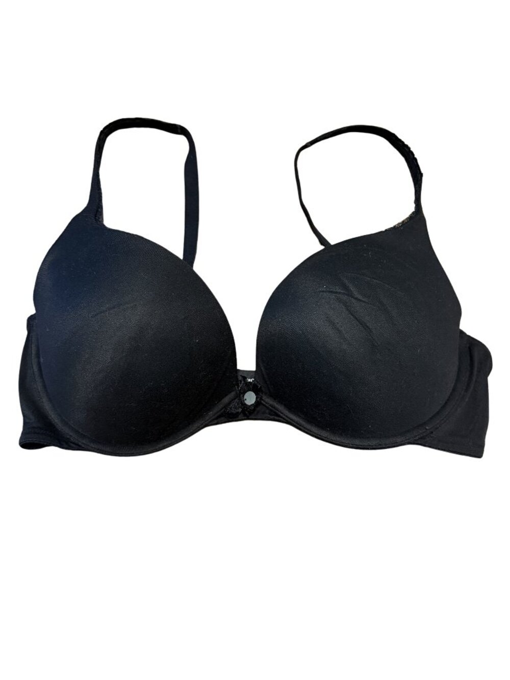 Victoria's Secret Body by Victoria Push-Up Bra 38C Black Smooth T-Shirt Bra